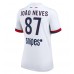 Paris Saint-Germain Joao Neves #87 Bortedrakt Dame 2025-26 Korte ermer